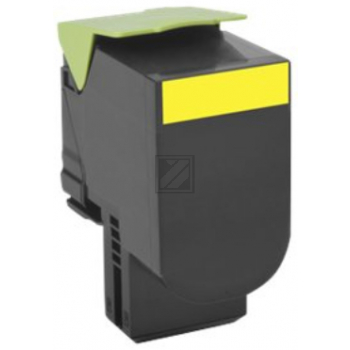 Original Lexmark 70C2XY0 / NO702XY Toner Gelb XXL