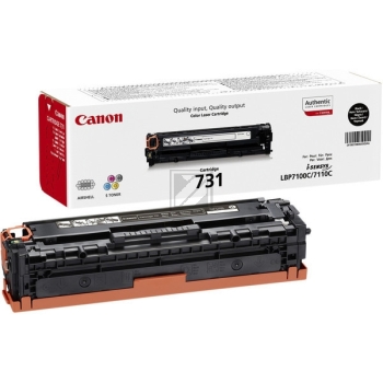 Original Canon 6272B002 / 731BK Toner Schwarz