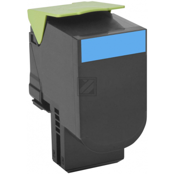 Original Lexmark 80C2HC0 / NO802HC Toner Cyan