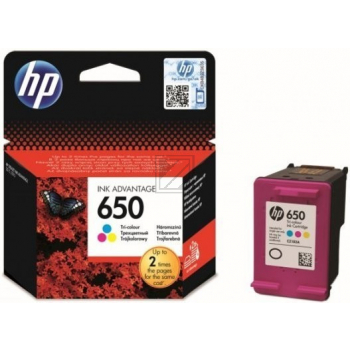 Original HP CZ102AE / 650 Tinte Color