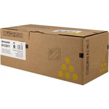 Original Sharp DX-C20TY Toner Gelb