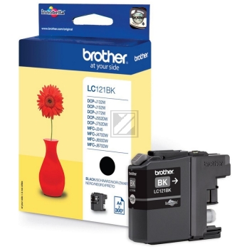 Original Brother LC121BK Tinte Schwarz