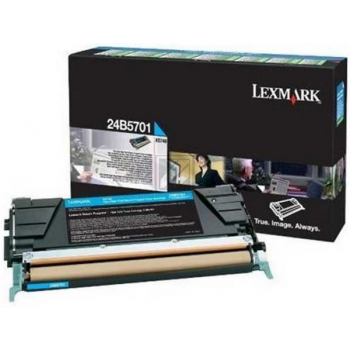 Original Lexmark 24B5701 Toner Cyan