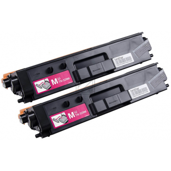 Original Brother TN-329M 2PK Toner Magenta 2er Set
