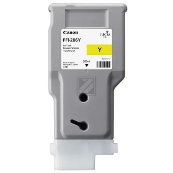 Original Canon 5306B001 / PFI-206Y Tinte Gelb XXL