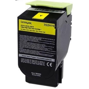 Lexmark Toner-Kit Corporate gelb HC (70C2HYE, 702HY)
