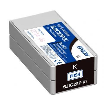 Original Epson C33S020601 / SJIC22P(K) Tinte Schwarz