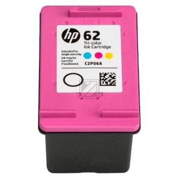 Original HP C2P06AE / 62 Tinte Color