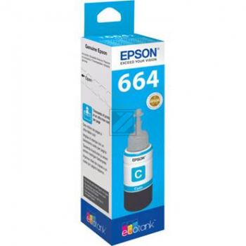 Original Epson C13T664240 / T6642 Tinte Cyan
