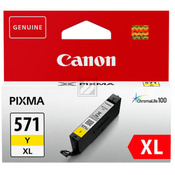 Canon Tintenpatrone gelb HC (0334C001, CLI-571XLY)