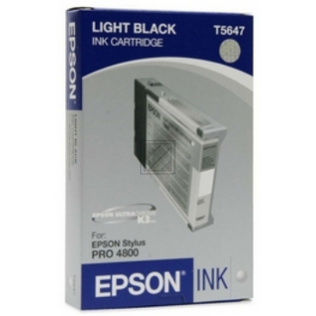 Original Epson C13T564700 / T5647 Tinte Schwarz