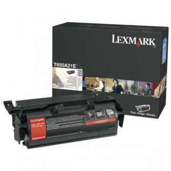 Original Lexmark T650A21E Toner Schwarz