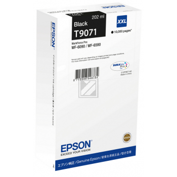 Epson Tintenpatrone schwarz HC (C13T907140, T9071)