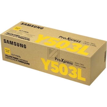 Original Samsung CLT-Y503L / Y503L Toner Gelb