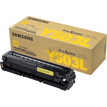 Original Samsung CLT-Y503L / Y503L Toner Gelb