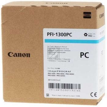 Original Canon 0815C001 / PFI-1300PC Tinte Cyan (Hell)