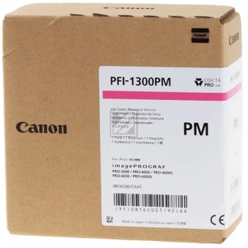 Original Canon 0816C001 / PFI-1300PM Tinte Magenta (Hell)