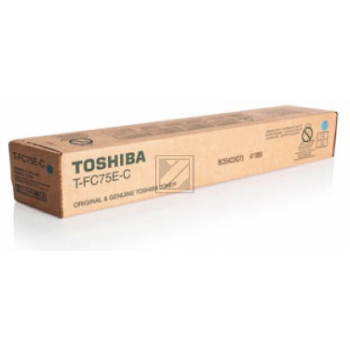 Original Toshiba 6AK00000251 / T-FC 75 EC Toner Cyan