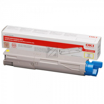 Original OKI 43459369 / C3520 Toner Gelb