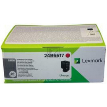 Original Lexmark 24 B 6517 Toner Magenta