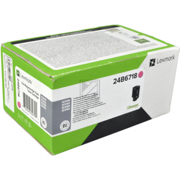 Original Lexmark 24B6718 Toner Magenta