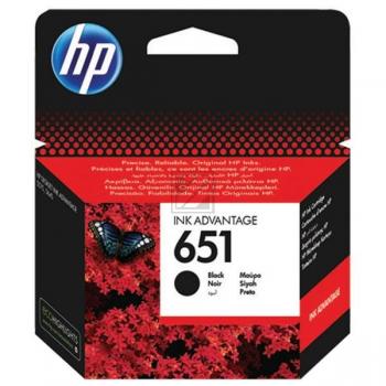 Original HP C2P10AE / 651 Tinte Schwarz