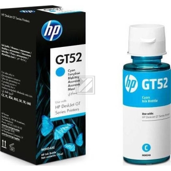 Original HP M0H54AE / GT52 Tinte Cyan