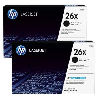 Original HP CF226XD / 26X Toner Schwarz 2er Set
