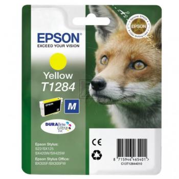 Original Epson C13T12844012 / T1284 Tinte Gelb