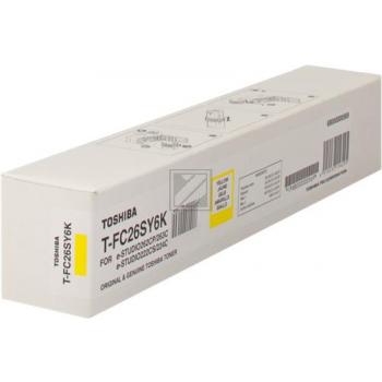 Original Toshiba 6B000000569 / T-FC 26 SY 6K Toner Gelb XXL