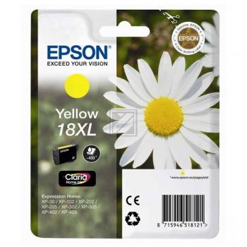 Original Epson C13T18144012 / 18XL Tinte Gelb XL