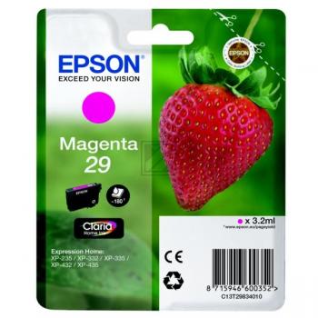 Original Epson C13T29834012 / 29 Tinte Magenta