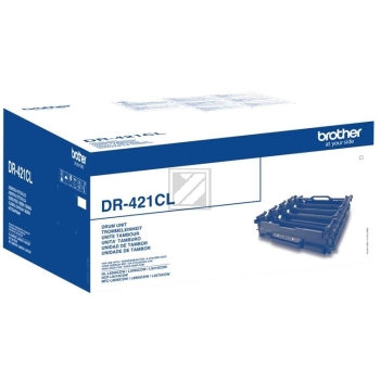 Original Brother DR-421CL Bildtrommel Schwarz, Cyan, Magenta, Gelb