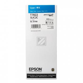 Original Epson C13T782200 / T7822 Tinte Cyan
