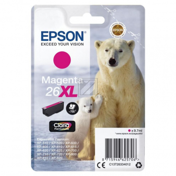 Original Epson C13T26334012 / 26XL Tinte Magenta XL