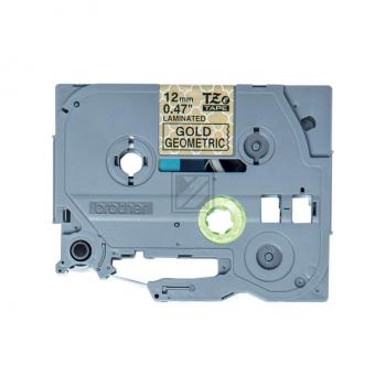 Original Brother TZ-E MPGG 31 Farbband Schwarz, Gold