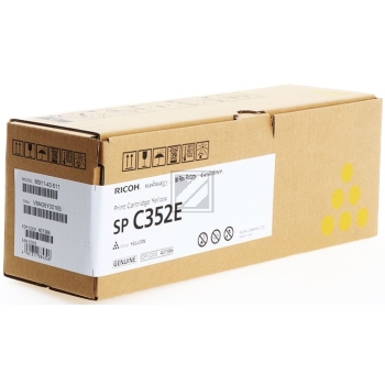 Original Ricoh 407386 / TYPESP352E Toner Gelb