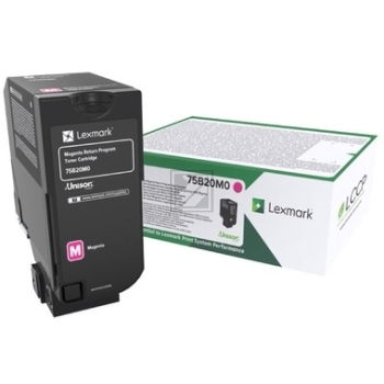 Original Lexmark 75B20M0 Toner Magenta