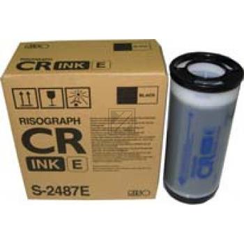 Original Riso S-2487 Tinte Schwarz 2er Set