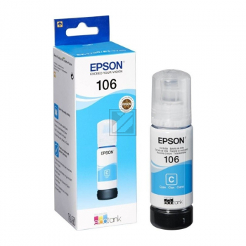Original Epson C13T00R240 / 106 Tinte Cyan