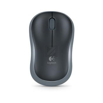Logitech M185 Maus cordless Notebook Mouse USB black/grey