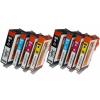 8 Compatible Ink Cartridges to HP HP364  (BK, C, M, Y)