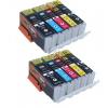 10 Compatible Ink Cartridges to Canon PGI-550 / CLI-551  (BK, PHBK, C, M, Y) XL