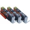3 Compatible Ink Cartridges to Canon CLI-551  (GY) XL