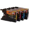 4 Compatible Ink Cartridges to Brother LC1280  (BK, C, M, Y)