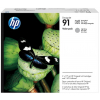 Original HP P2V38A91 / 91 Tinte Schwarz, Grau 3er Set