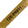 Original Brother TZE-PR831 BK, Gold Farbband 1x