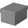 Esselte Aufbewahrungs- & Geschenkbox Home S, 3er Set, grau