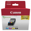 Canon Tintenpatrone gelb, magenta, schwarz, cyan (0386C008, CLI-571BK, CLI-571C, CLI-571M, CLI-571Y)