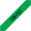 Original Brother TZe-721 Farbband Schwarz, Grn